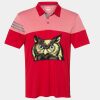 Men's Heathered 3-Stripes Colorblocked Polo Thumbnail