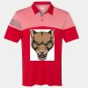 Men's Heathered 3-Stripes Colorblocked Polo Thumbnail