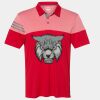 Men's Heathered 3-Stripes Colorblocked Polo Thumbnail