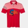 Men's Heathered 3-Stripes Colorblocked Polo Thumbnail