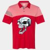 Men's Heathered 3-Stripes Colorblocked Polo Thumbnail