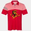 Men's Heathered 3-Stripes Colorblocked Polo Thumbnail