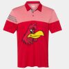 Men's Heathered 3-Stripes Colorblocked Polo Thumbnail