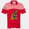 Men's Heathered 3-Stripes Colorblocked Polo Thumbnail