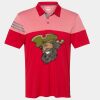 Men's Heathered 3-Stripes Colorblocked Polo Thumbnail