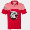Men's Heathered 3-Stripes Colorblocked Polo Thumbnail
