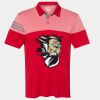 Men's Heathered 3-Stripes Colorblocked Polo Thumbnail
