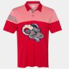 Men's Heathered 3-Stripes Colorblocked Polo Thumbnail