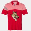 Men's Heathered 3-Stripes Colorblocked Polo Thumbnail