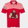 Men's Heathered 3-Stripes Colorblocked Polo Thumbnail