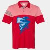 Men's Heathered 3-Stripes Colorblocked Polo Thumbnail