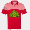 Men's Heathered 3-Stripes Colorblocked Polo Thumbnail