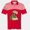 Men's Heathered 3-Stripes Colorblocked Polo Thumbnail