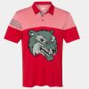 Men's Heathered 3-Stripes Colorblocked Polo Thumbnail