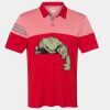 Men's Heathered 3-Stripes Colorblocked Polo Thumbnail