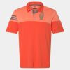 Men's Heathered 3-Stripes Colorblocked Polo Thumbnail