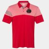 Men's Heathered 3-Stripes Colorblocked Polo Thumbnail
