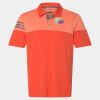 Men's Heathered 3-Stripes Colorblocked Polo Thumbnail