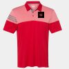 Men's Heathered 3-Stripes Colorblocked Polo Thumbnail
