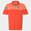 Men's Heathered 3-Stripes Colorblocked Polo Thumbnail