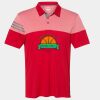 Men's Heathered 3-Stripes Colorblocked Polo Thumbnail