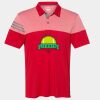 Men's Heathered 3-Stripes Colorblocked Polo Thumbnail