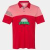 Men's Heathered 3-Stripes Colorblocked Polo Thumbnail