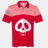 Men's Heathered 3-Stripes Colorblocked Polo Thumbnail