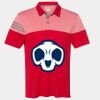 Men's Heathered 3-Stripes Colorblocked Polo Thumbnail