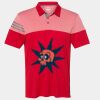 Men's Heathered 3-Stripes Colorblocked Polo Thumbnail