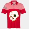 Men's Heathered 3-Stripes Colorblocked Polo Thumbnail