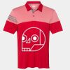 Men's Heathered 3-Stripes Colorblocked Polo Thumbnail