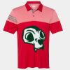 Men's Heathered 3-Stripes Colorblocked Polo Thumbnail