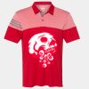 Men's Heathered 3-Stripes Colorblocked Polo Thumbnail