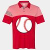 Men's Heathered 3-Stripes Colorblocked Polo Thumbnail