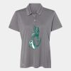 Women's Heathered Polo Thumbnail