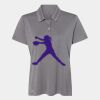 Women's Heathered Polo Thumbnail