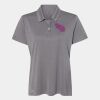 Women's Heathered Polo Thumbnail