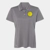 Women's Heathered Polo Thumbnail
