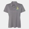 Women's Heathered Polo Thumbnail