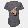 Women's Mèlange Tech V-Neck T-Shirt Thumbnail