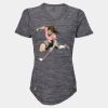 Women's Mèlange Tech V-Neck T-Shirt Thumbnail