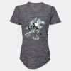 Women's Mèlange Tech V-Neck T-Shirt Thumbnail
