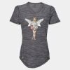 Women's Mèlange Tech V-Neck T-Shirt Thumbnail