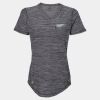 Women's Mèlange Tech V-Neck T-Shirt Thumbnail