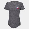 Women's Mèlange Tech V-Neck T-Shirt Thumbnail