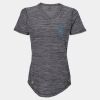 Women's Mèlange Tech V-Neck T-Shirt Thumbnail